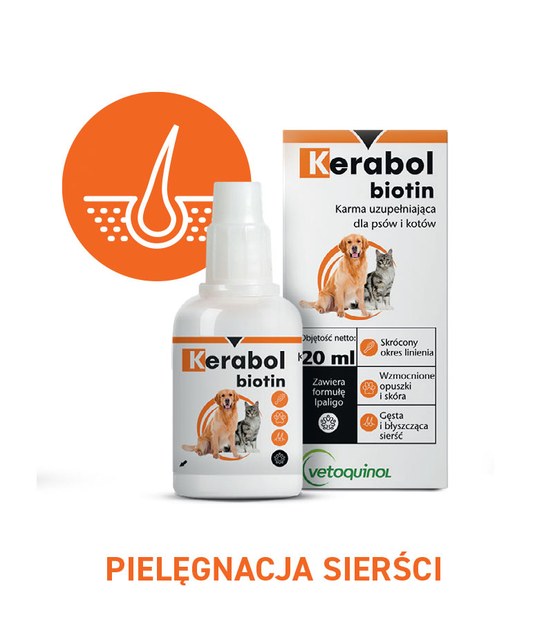 Kerabol biotin - pielęgnacja sierści